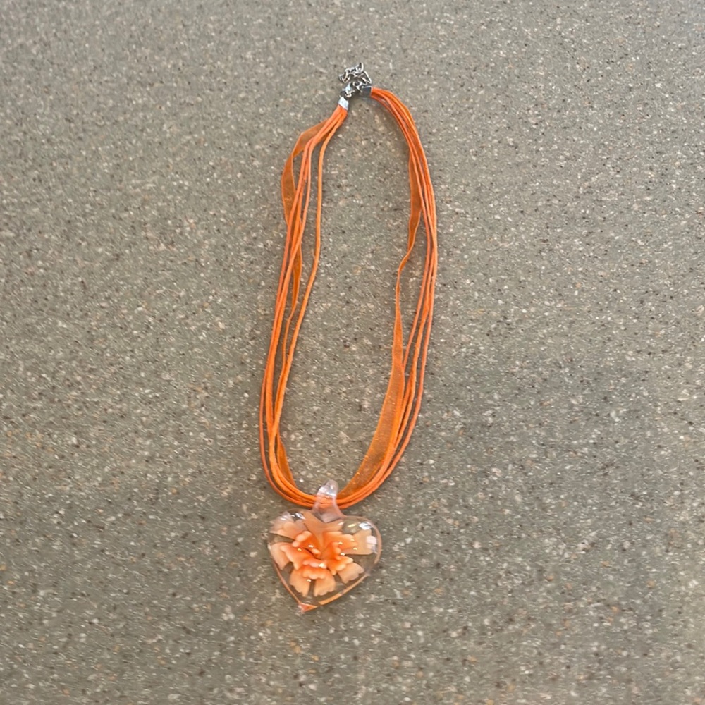 Orange necklace